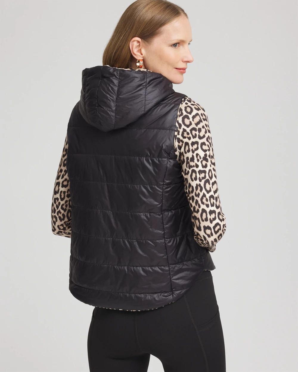 Zenergy® Leopard Reversible Vest | Chico's Zenergy® Leopard Reversible Vest | Chico's
